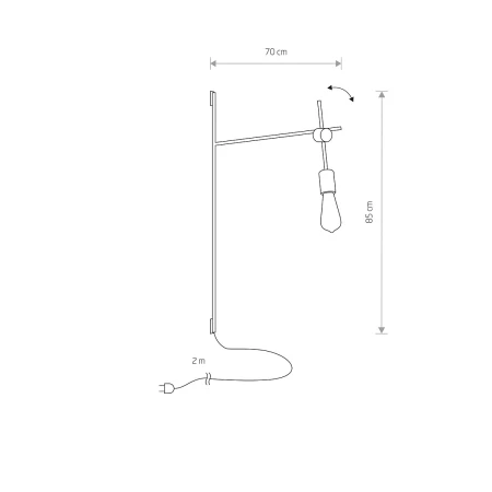 Kinkiet loft AXIS 9294 - Nowodvorski