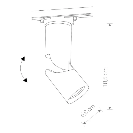 Lampa do szyn 1F PROFILE SHOW LED 12W 9424 - Nowodvorski