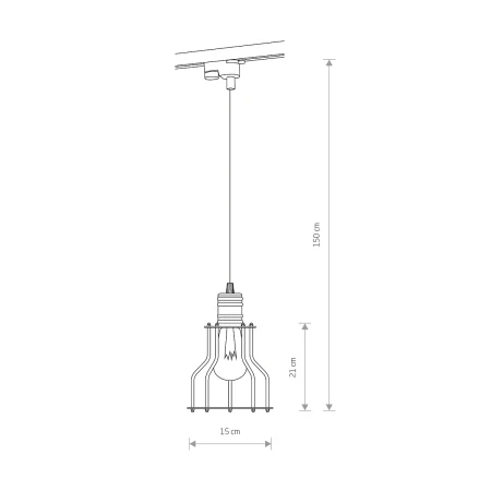 Lampa do szyn 1F PROFILE WORKSHOP 9427 - Nowodvorski