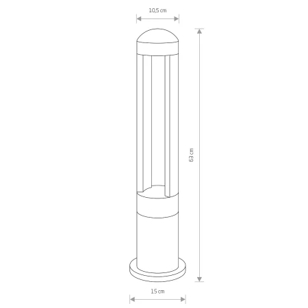 Lampa ogrodowa MONTERREY LED 9507 - Nowodvorski