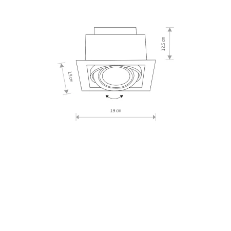 Lampa wpuszczana DOWNLIGHT ES111 9571 - Nowodvorski