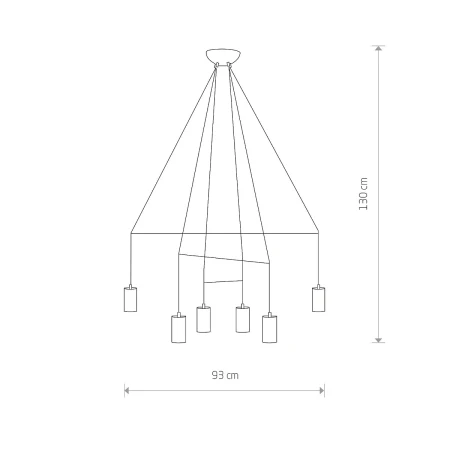 Lampa stylowa wisząca IMBRIA 9677 - Nowodvorski