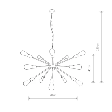 Lampa stylowa wisząca ROD 9733 - Nowodvorski