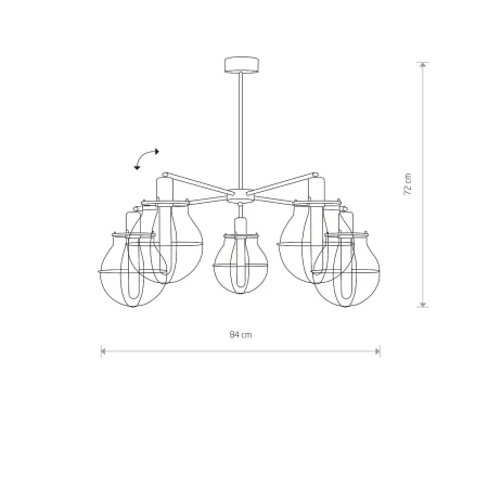Lampa loft wisząca MANUFACTURE 9738 - Nowodvorski