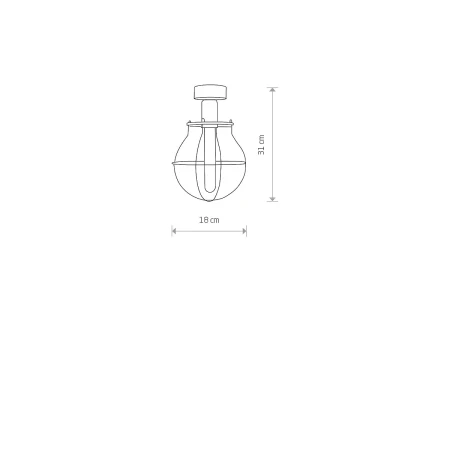 Lampa sufitowa loft MANUFACTURE 9741 - Nowodvorski