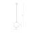 Lampa wisząca nowoczesna GLOBE PLUS S 7605 - Nowodvorski