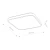 Lampa sufitowa nowoczesna AGNES SQUARE LED 8110 - Nowodvorski