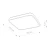 Lampa sufitowa nowoczesna AGNES SQUARE LED 8135 - Nowodvorski