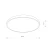 Lampa sufitowa nowoczesna AGNES ROUND LED 8205 - Nowodvorski
