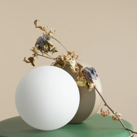 Lampka stołowa kula BALL BEIGE S 1076B17_S - Aldex