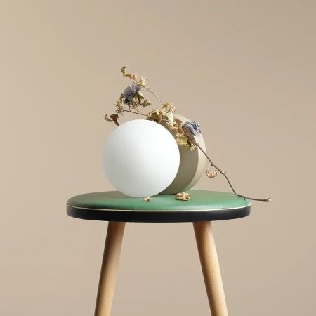 Lampka stołowa kula BALL BEIGE S 1076B17_S - Aldex