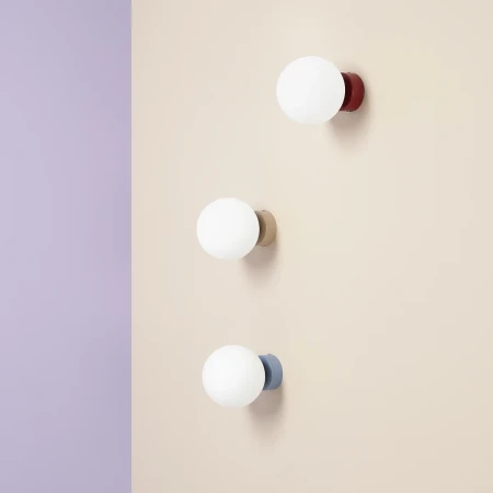 Kinkiet nowoczesny kula BALL DUSTY BLUE S 1076C16_S - Aldex