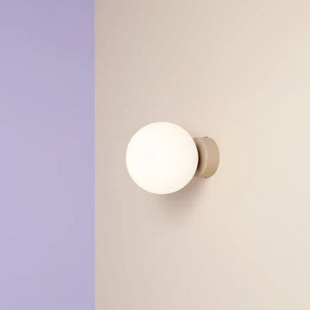 Kinkiet nowoczesny kula BALL BEIGE S 1076C17_S - Aldex
