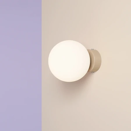 Kinkiet nowoczesny kula BALL BEIGE S 1076C17_S - Aldex