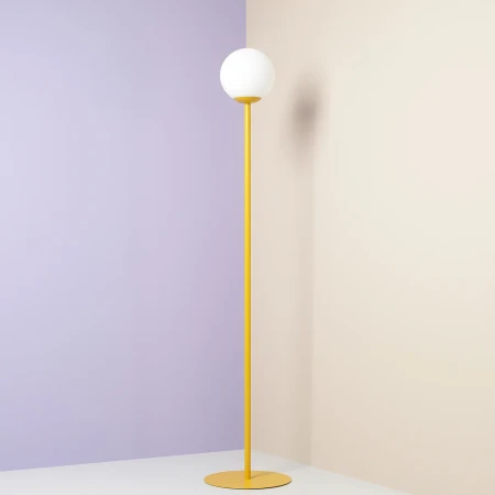 Lampa stojąca minimalistyczna PINNE MUSTARD 1080A14 - Aldex