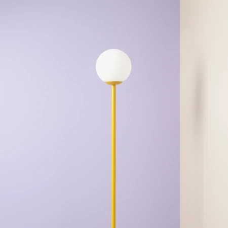 Lampa stojąca minimalistyczna PINNE MUSTARD 1080A14 - Aldex