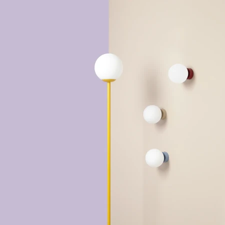 Lampa stojąca minimalistyczna PINNE MUSTARD 1080A14 - Aldex