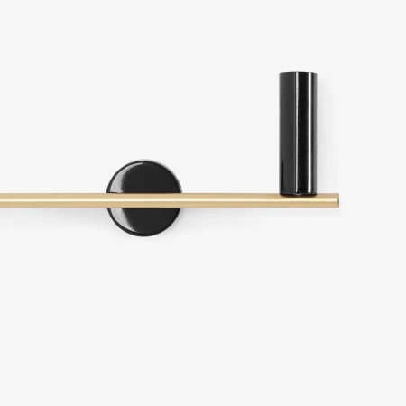 Kinkiet designerski TREVO 3 BLACK BRASS (prawy) 1083Y40_2 - Aldex