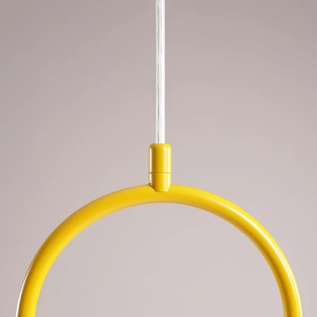 Lampa wisząca designerska RIVA MUSTARD 1086G14 - Aldex