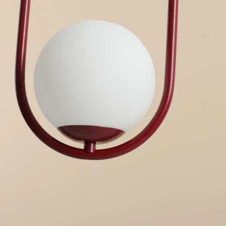 Lampa wisząca designerska RIVA RED WINE 1086G15 - Aldex