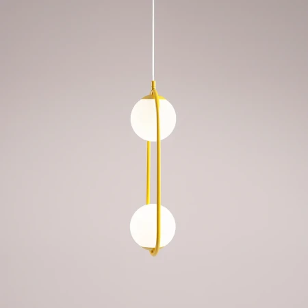 Lampa wisząca designerska RIVA 2 MUSTARD 1086H14 - Aldex