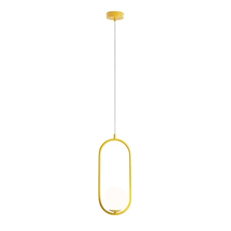 Lampa wisząca designerska RIVA MUSTARD 1086G14 - Aldex