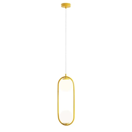 Lampa wisząca designerska RIVA 2 MUSTARD 1086H14 - Aldex