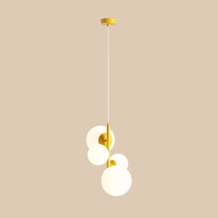 Lampa wisząca designerska BLOOM 4 MUSTARD 1091L14 - Aldex