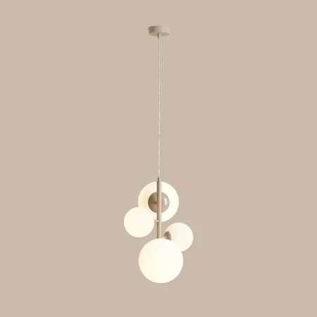 Lampa wisząca designerska  BLOOM 4 BEIGE 1091L17 - Aldex