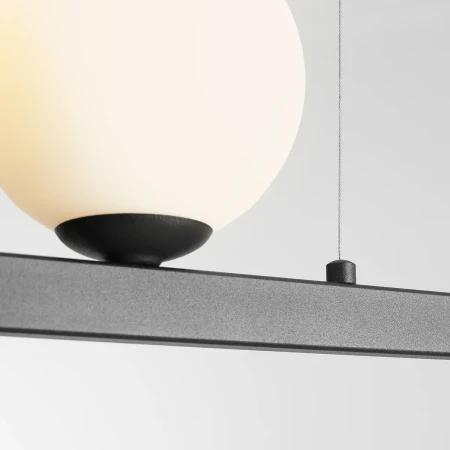 Lampa wisząca designerska GARDA 4 BLACK 1099L1 - Aldex