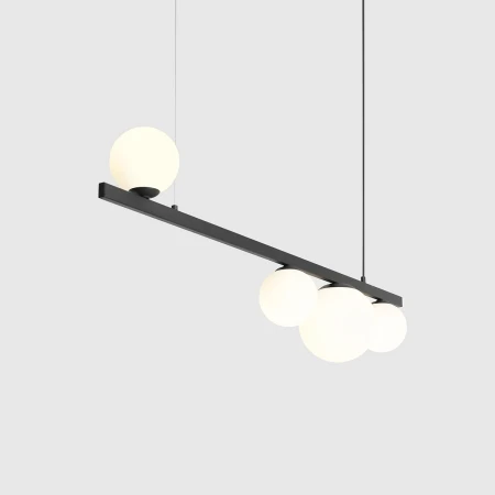 Lampa wisząca designerska GARDA 4 BLACK 1099L1 - Aldex