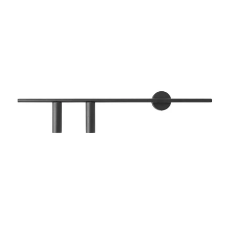 Kinkiet minimalistyczny TREVO 2 ALL BLACK (lewy) 1104D1 - Aldex