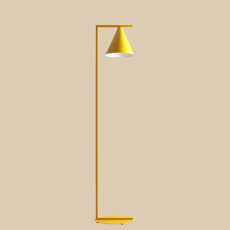 Lampa stojąca unikatowa FORM MUSTARD 1108A14 - Aldex
