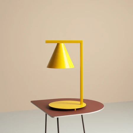 Lampka biurkowa unikatowa FORM MUSTARD 1108B14 - Aldex
