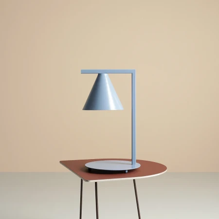 Lampka biurkowa unikatowa FORM DUSTY BLUE 1108B16 - Aldex