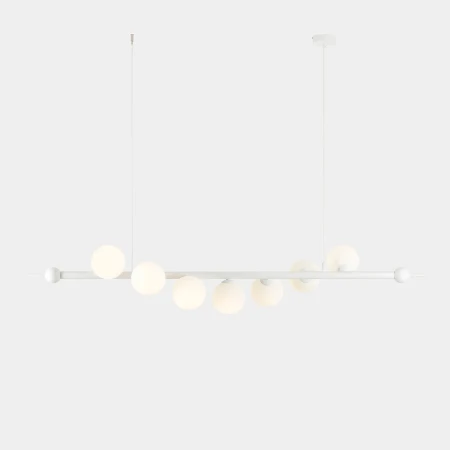 Lampa wisząca designerska WAVE 7 WHITE 1115T - Aldex