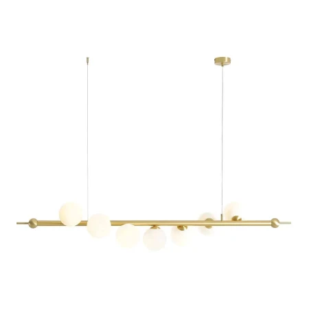 Lampa wisząca designerska WAVE 7 BRASS 1115T40 - Aldex