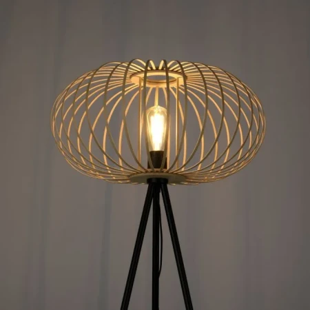 Lampa podłogowa drewniana RACOON 11415-79 - Paul Neuhaus