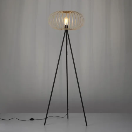 Lampa podłogowa drewniana RACOON 11415-79 - Paul Neuhaus