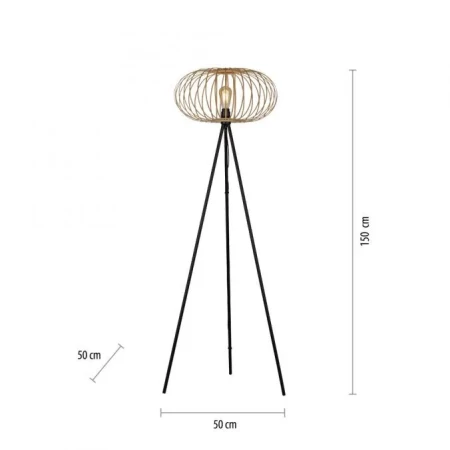 Lampa podłogowa drewniana RACOON 11415-79 - Paul Neuhaus