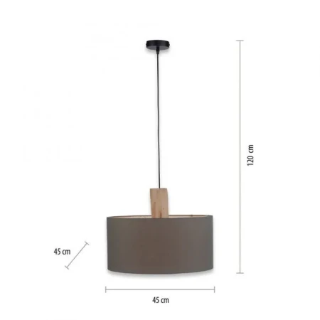 Lampa wisząca abażur LINEN 15112-15 - Paul Neuhaus
