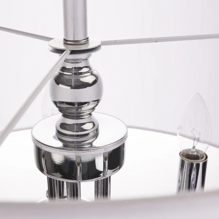 Lampa Hampton wisząca biała E27 ABU DHABI - P05406CH-WH - Cosmo Light