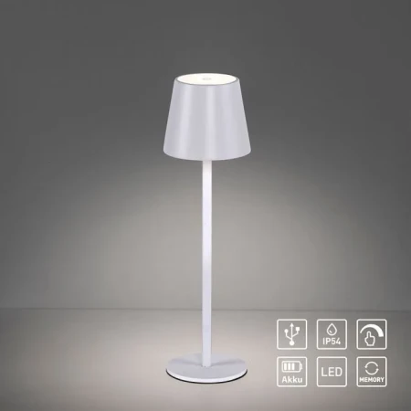 Lampa stołowa biała biurkowa LED EURIA 19250-16 - Paul Neuhaus