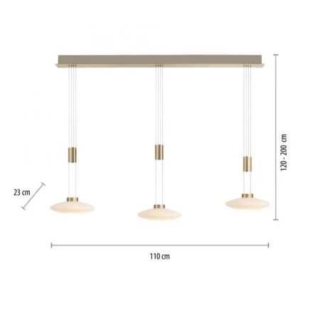 Lampa wisząca nowoczesna LAUTADA 2081-60 - Paul Neuhaus