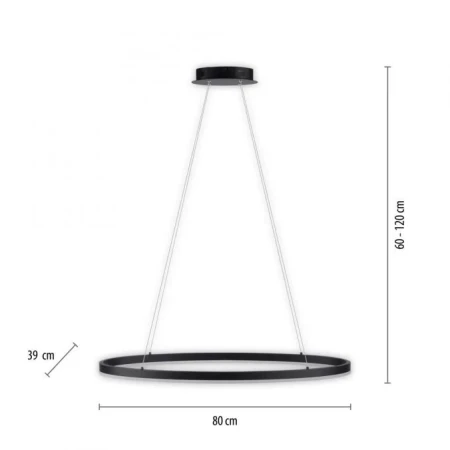 Lampa wisząca LED TITUS 2392-13 - Paul Neuhaus