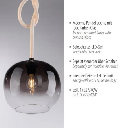 Lampa wisząca LUMA 2410-18 - Paul Neuhaus