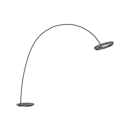 Wielka lampa podłogowa do salonu na pilota PURE LOOP-BOW 561-18 - Paul Neuhaus