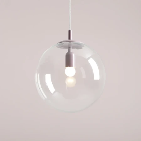 Lampa wisząca kula minimalistyczna GLOBE LILAC 562G13 - Aldex