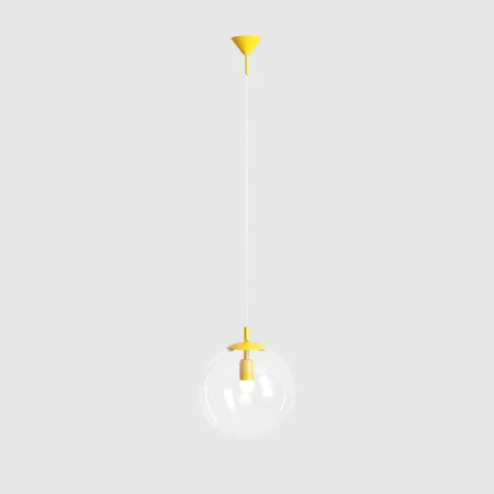 Lampa wisząca kula minimalistyczna GLOBE MUSTARD 562G14 - Aldex