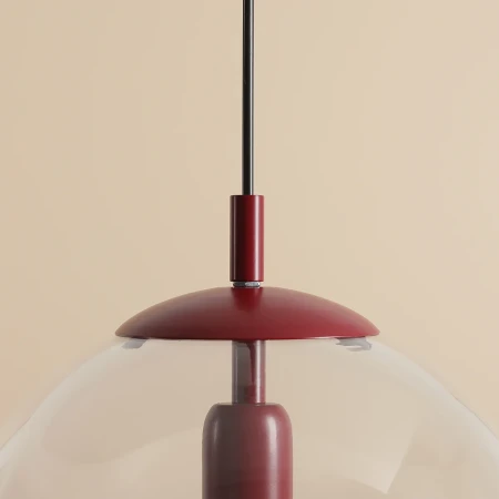 Lampa wisząca kula minimalistyczna GLOBE RED WINE 562G15 - Aldex